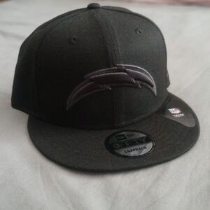 NFL L.A. Chargers Triple Black Sports Cap - Snapback
